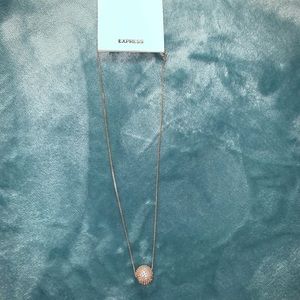 Rose gold necklace